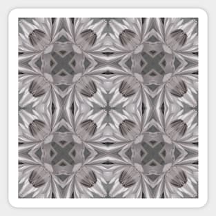 Awesome Mandala Black and White Sticker